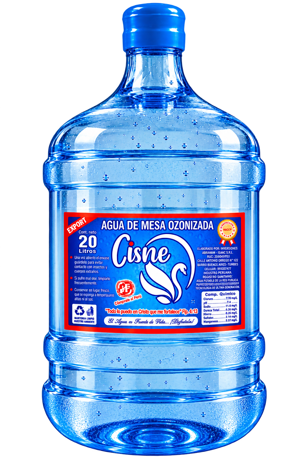 Bidón de Agua Cisne 20 L